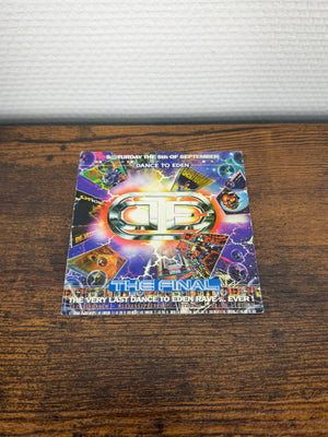 (1998) Dance 2 Eden 'The Final' Flyer