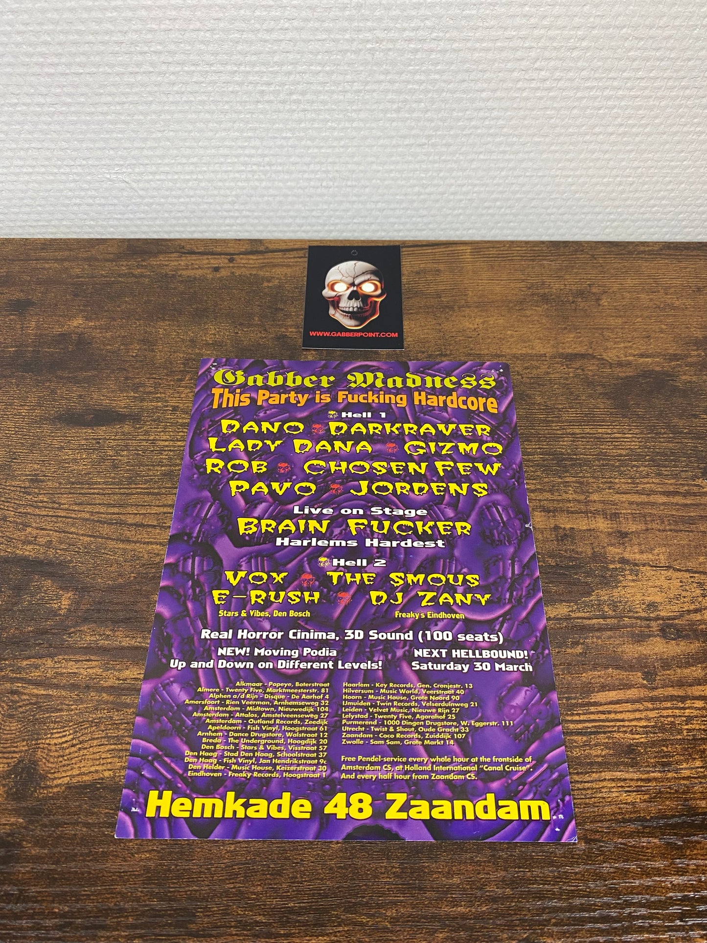 Hellbound · Hard as Hell (1996) - Flyer