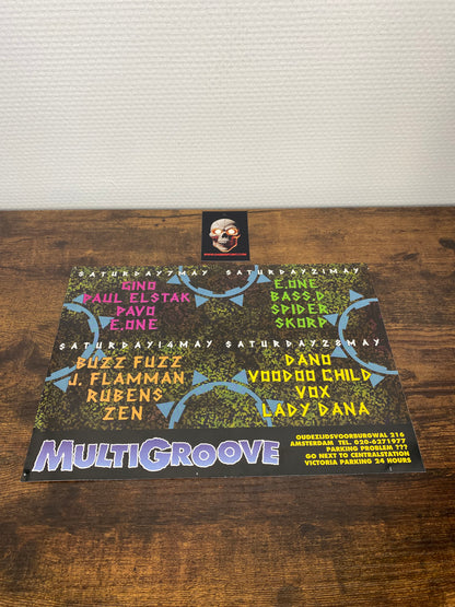 Multigroove The Delicate Sound Of Thunder (1994) - Flyer