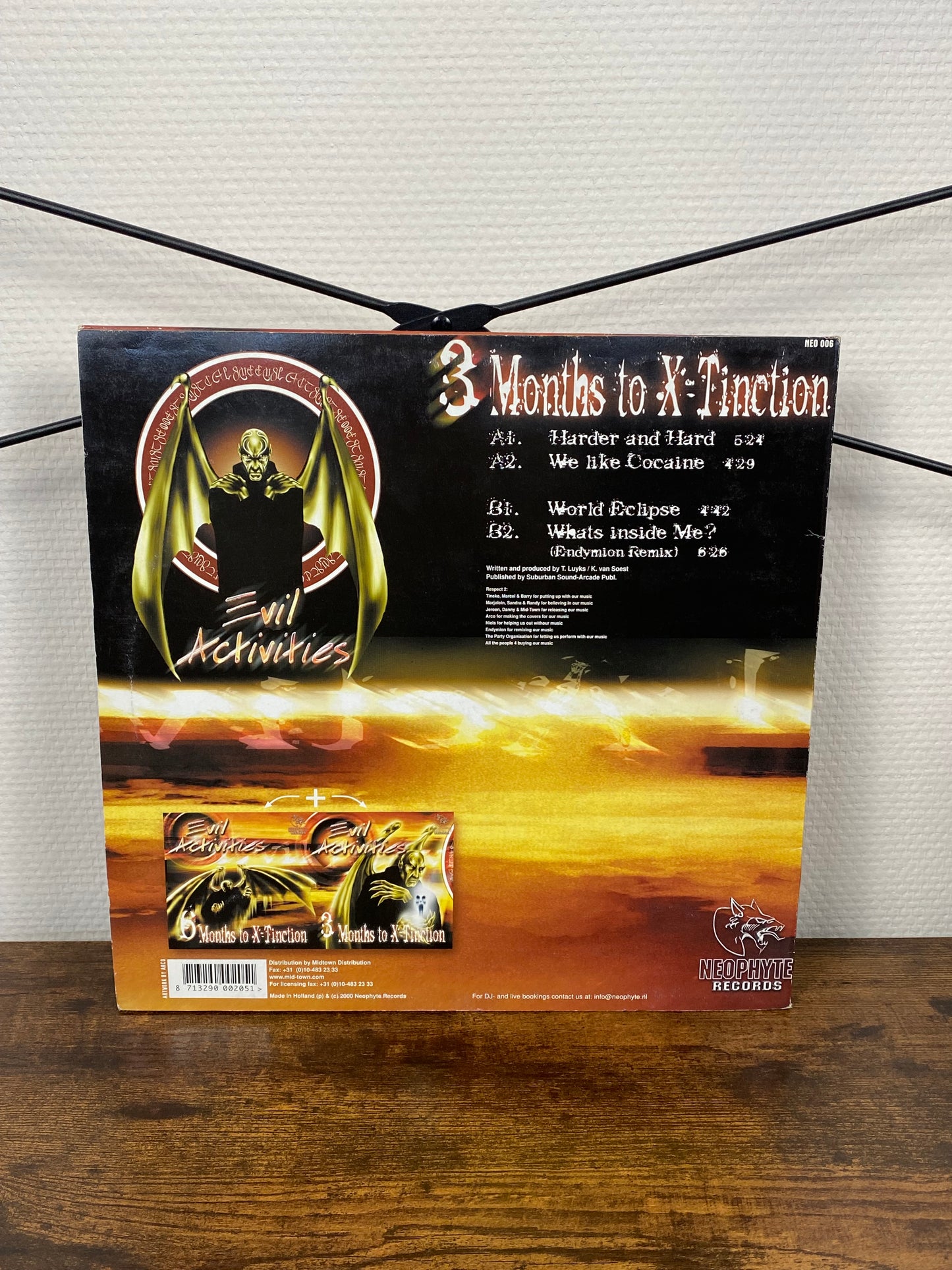 Evil Activities – 3 Months To X-Tinction (Vinyl)