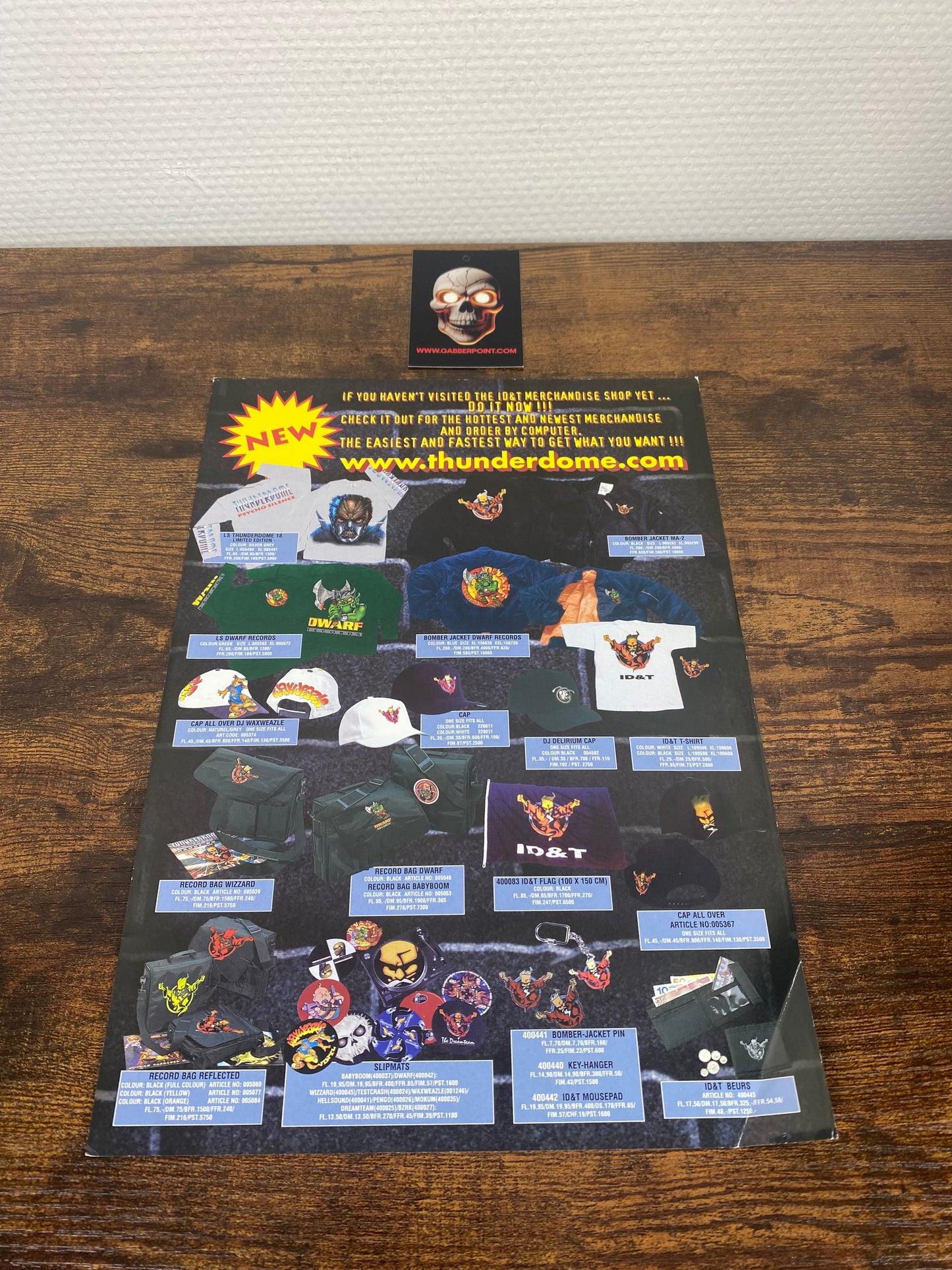 90s ID&T Merchandise - Flyer