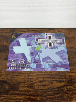 (1998) Gravedigger On Tour - Club X (Flyer)