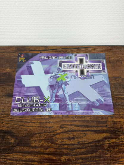 (1998) Gravedigger On Tour - Club X (Flyer)