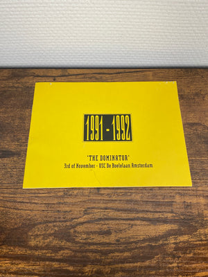 (2001) '91-'92 The Dominator (Booklet)