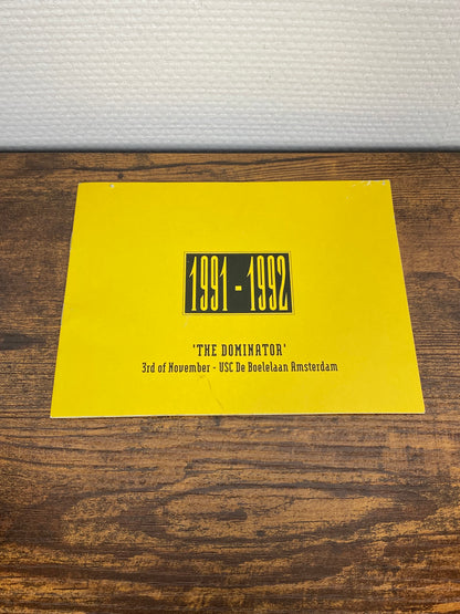 (2001) '91-'92 The Dominator (Booklet)