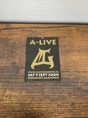 (2000) Multigroove · Legends live on stage (Small Flyer)