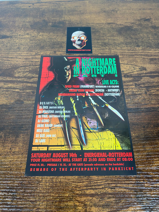 A Nightmare In Rotterdam Part 1 (1993) - Flyer