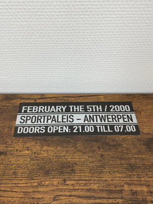 Hardcore Overdrive 2000 Flyer