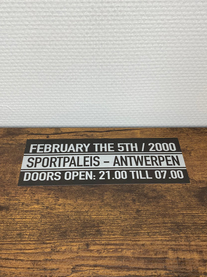 Hardcore Overdrive 2000 Flyer