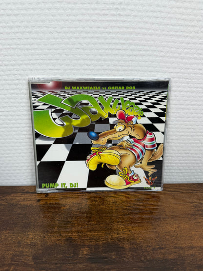 (1995) DJ Waxweazle Vs. Guitar Rob – Pump It, DJ! (CD, Hardcore, Gabber, Happy Hardcore)