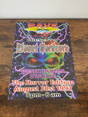 (1997) Rave The City - Planet Hardcore 'The Horror Edition' Flyer