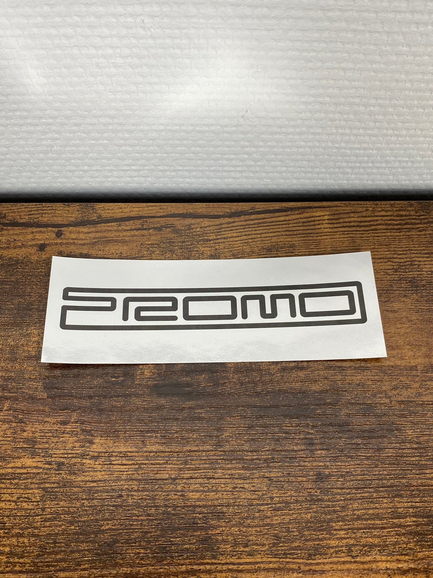 (Chrome) DJ Promo Sticker