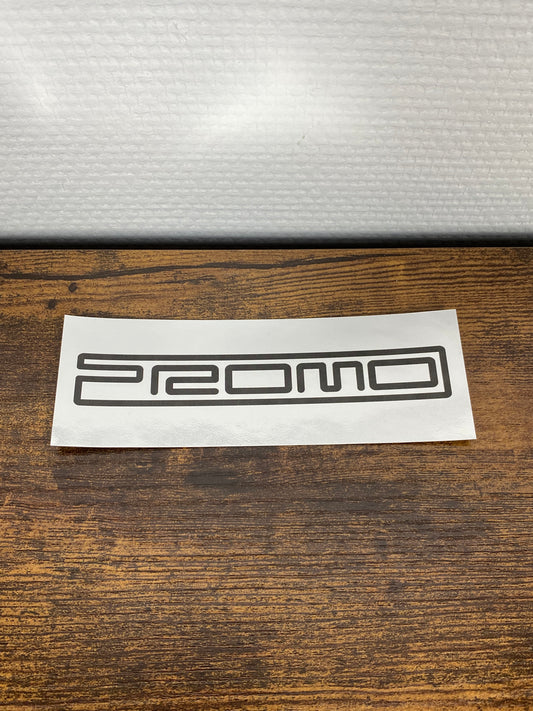 (Chrome) DJ Promo Sticker