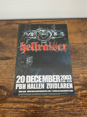 (2003) Masters of Hardcore vs Hellraiser · The Rise Of Underground Forces (Flyer)