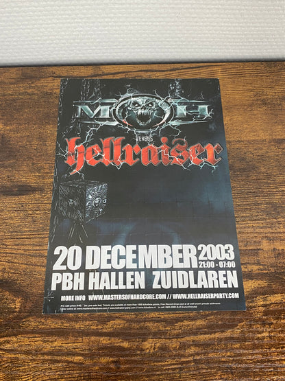 (2003) Masters of Hardcore vs Hellraiser · The Rise Of Underground Forces (Flyer)