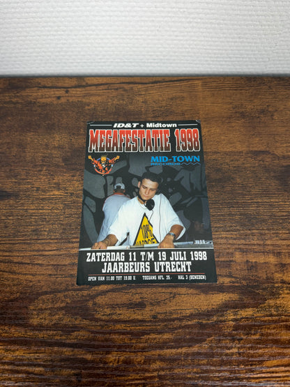 (1998) Megafestatie - ID&T + Midtown (Flyer)
