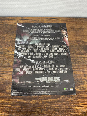 (2005) Masters of Hardcore · The Outbreak of Hardcore Psychopaths (Flyer)