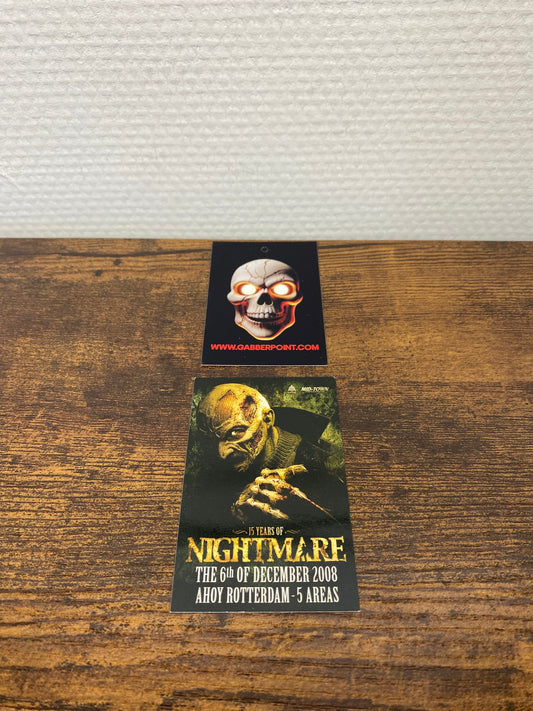 15 Years Of Nightmare (2008) - Flyer