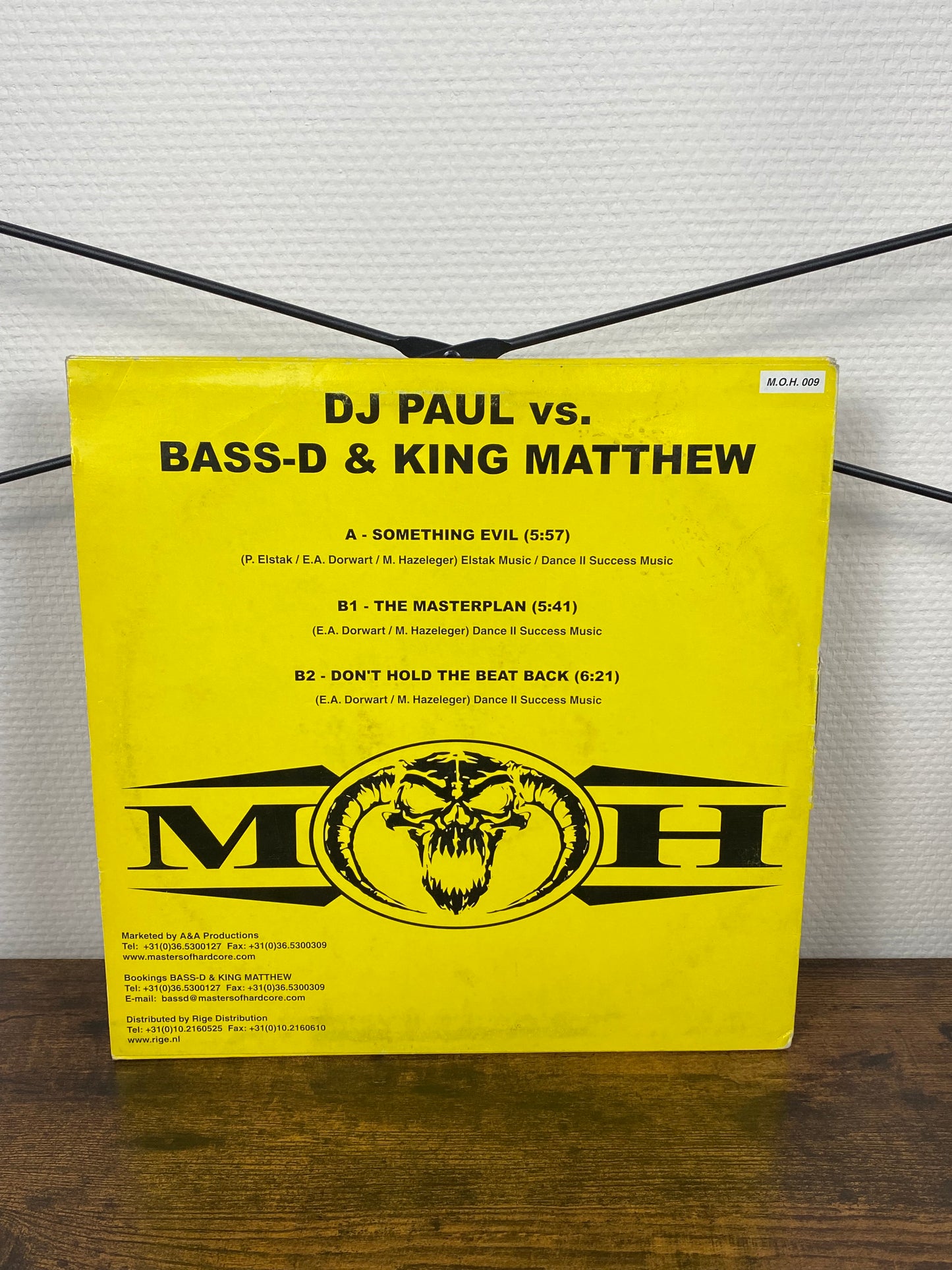 DJ Paul Vs. Bass-D & King Matthew – Something Evil (Vinyl)