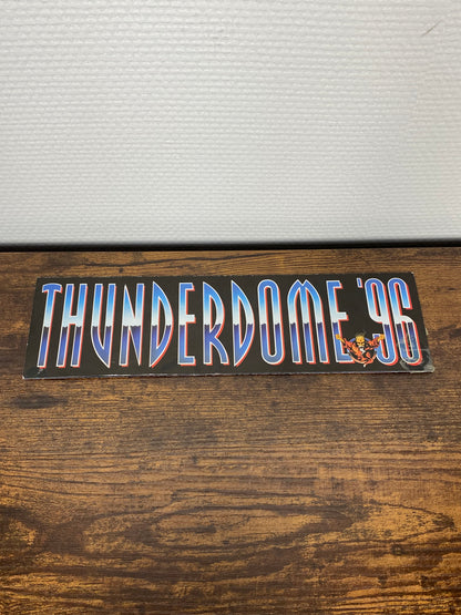 (1996) Thunderdome 96' Dance Or Die Flyer
