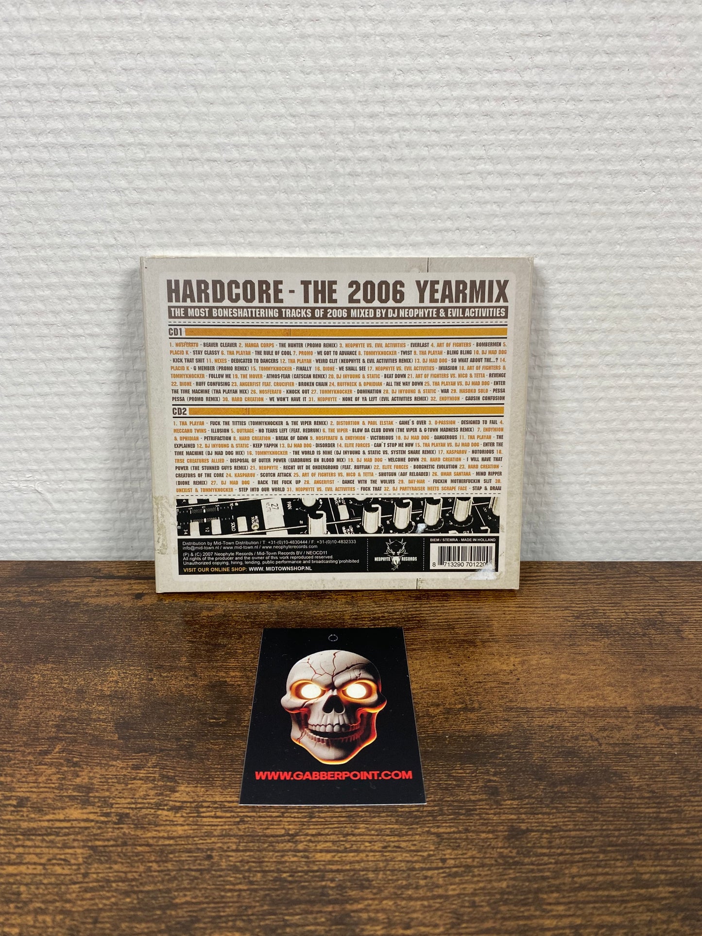 DJ Neophyte & Evil Activities – Hardcore - The 2006 Yearmix (2x CD)