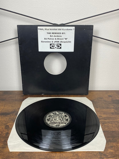 (1998) DJ AcesOne (Dorpzicht) – Tina, Was Kosten Die Kondome? (The Remixes) - (Vinyl)
