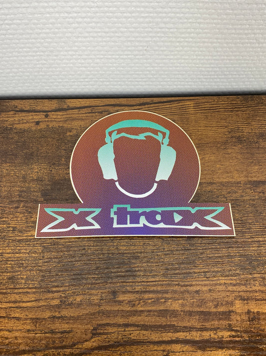 X-trax Records Sticker