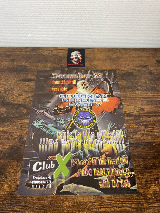 Coolman Records Party - 1997 - Flyer