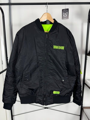 (2020) Thunderdome 'High Voltage' Bomber Jacket - Size L (With Keychain)
