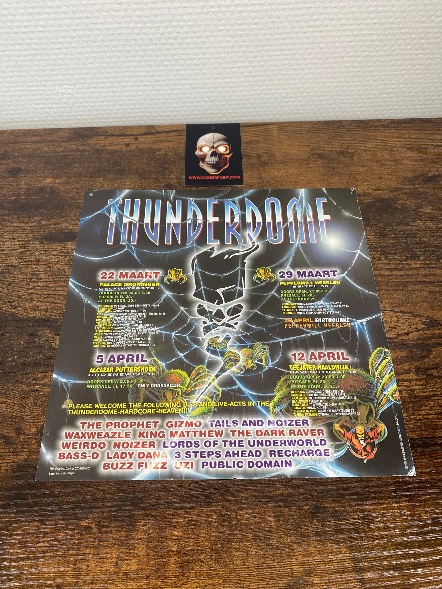 Thunderdome XII On Tour (1996) - Flyer