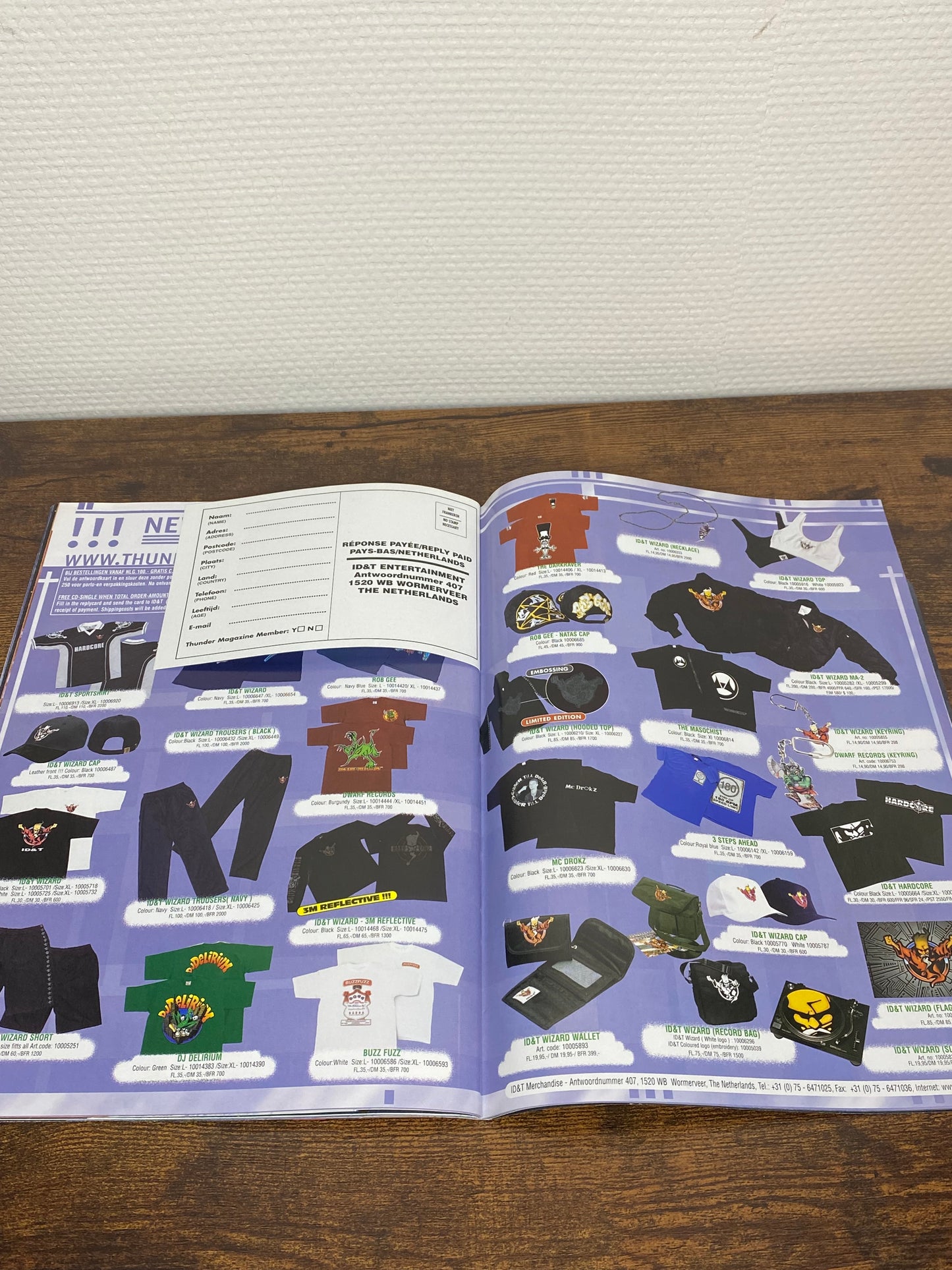 (1998) Thundermagazine 26 (With Rotterdam Terror Corps & Promo File 001 Double-Sided Poster!)