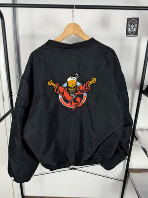 ('90s) Thunderdome Bomber Jacket - Size XL