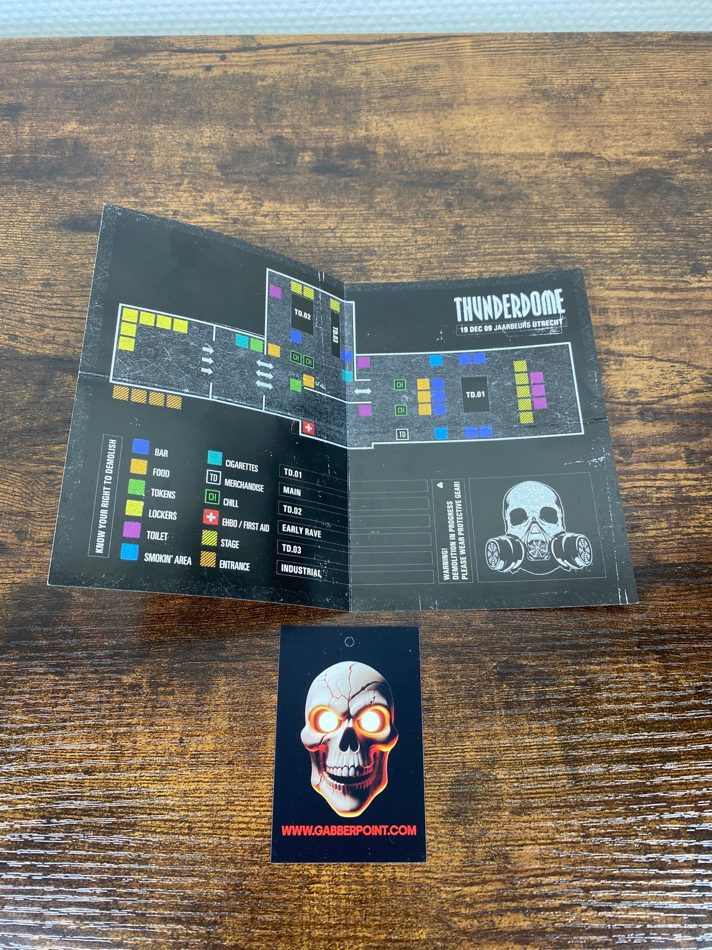 Thunderdome 2009 Booklet (Foorplan and Timetable)
