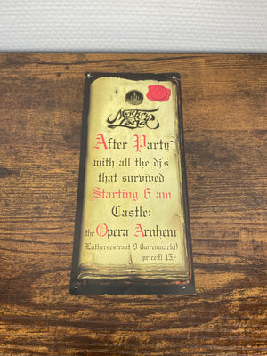 (1999) Mysteryland Afterparty (Flyer)