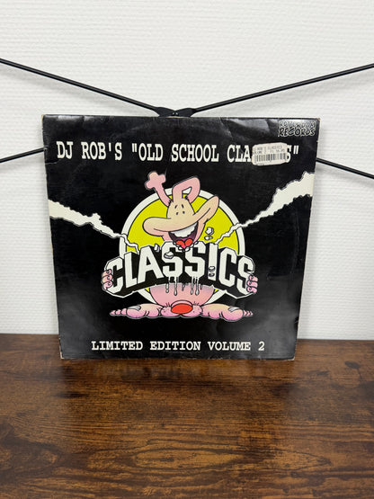 (1998) DJ Rob's "Old School Classics" Limited Edition Volume 2 (Vinyl, Hardcore, Techno, Happy Hardcore, Gabber)