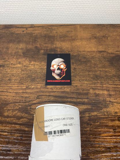 Thunderdome window sticker