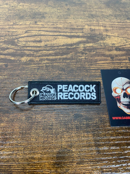 Peacock Records keychain