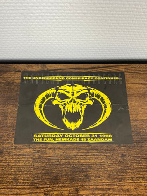(1998) Masters Of Hardcore Pre-Flyer