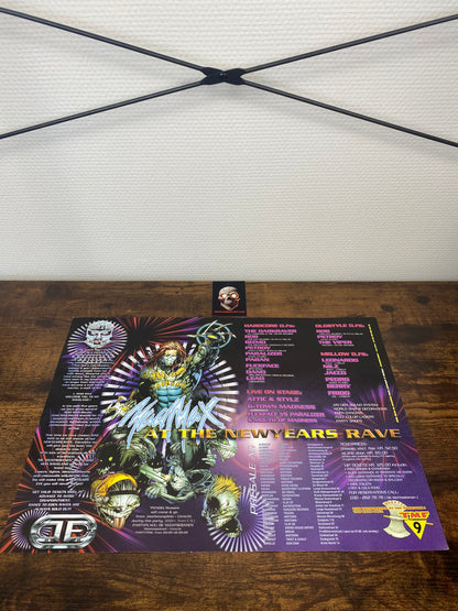 Mad Max al New Years Rave - Dance 2 Eden (1997) - Big Flyer