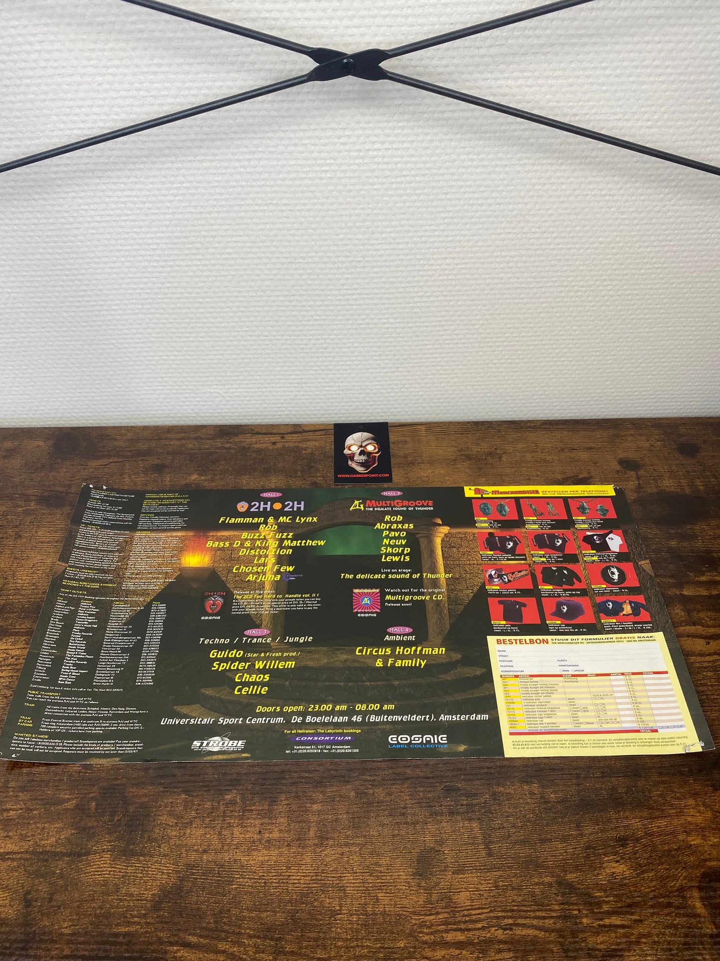 Evento Hellraiser - The Labyrinth "Versus" (1997) - Volantino