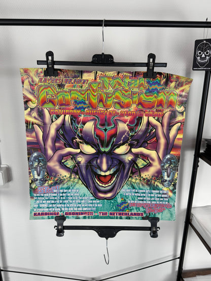 (1996) Ravers Religion · Total Confusion (Poster/Flyer)