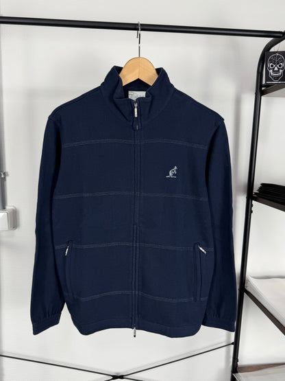 Australian Navy Blue Zip-Up Sweatshirt - Size 42 (Size S)