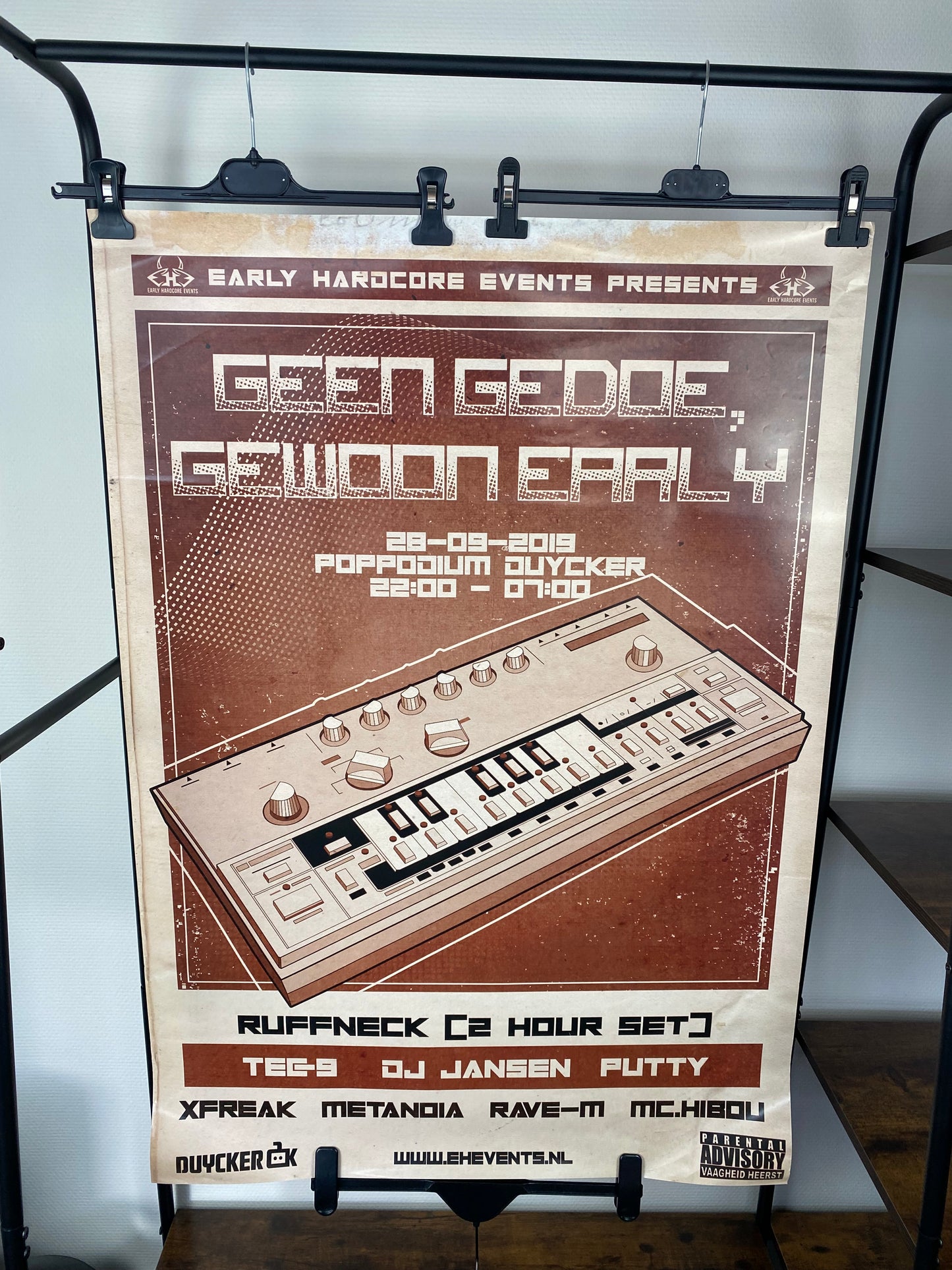 Geen gedoe, gewoon early (2019) - Poster (grande)
