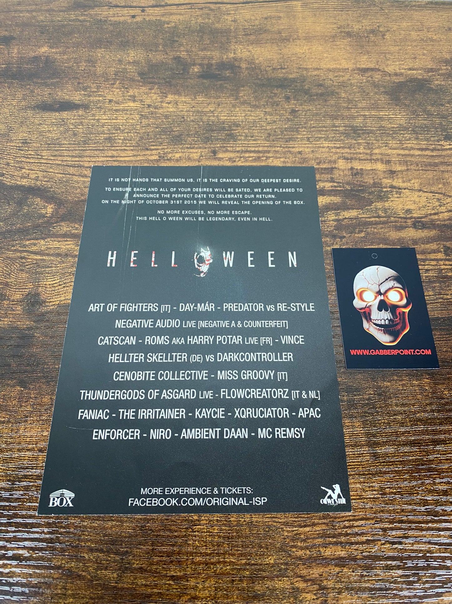 Hellraiser 2015 - Flyer