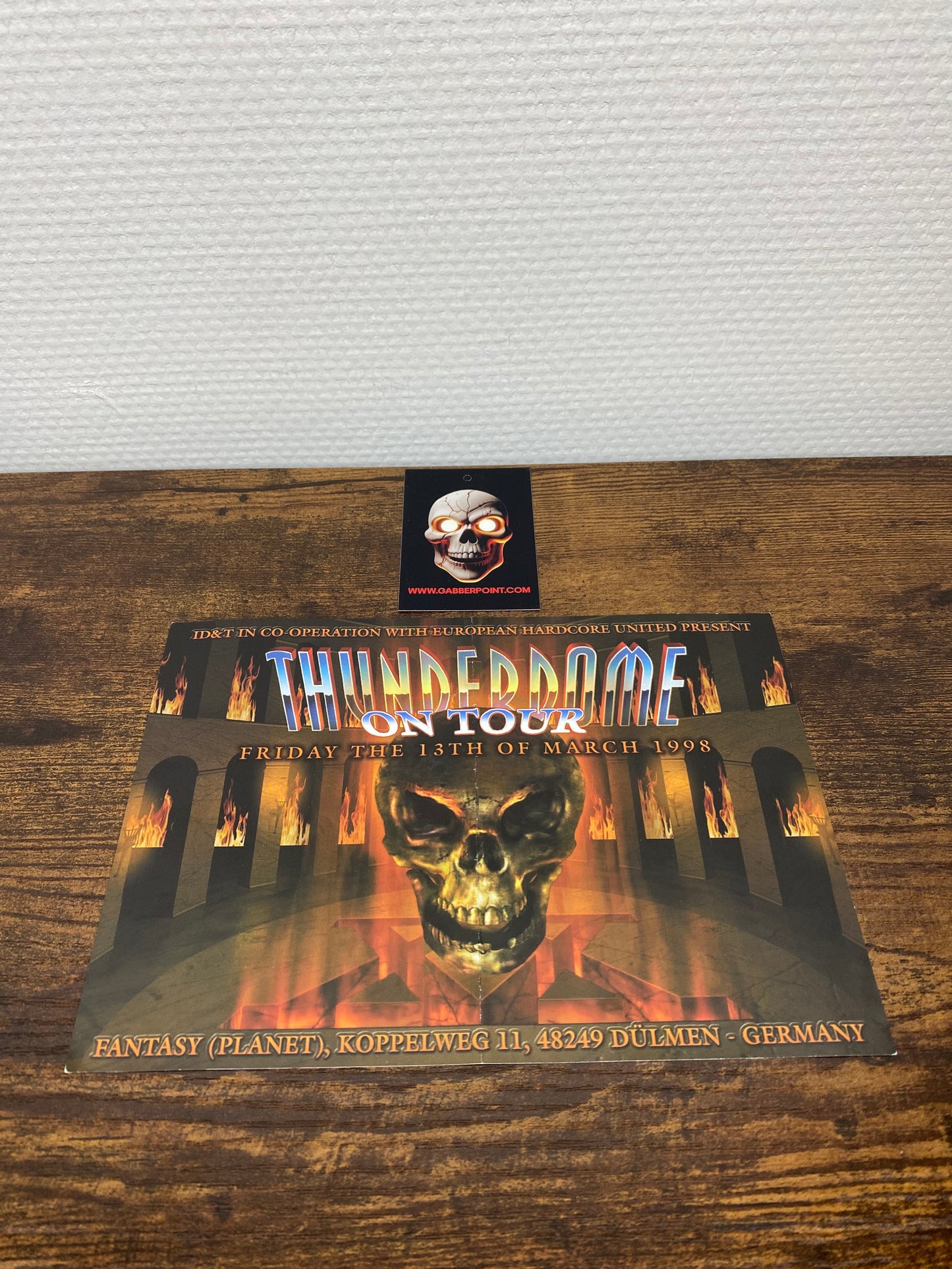 Thunderdome on Tour (1998) - Flyer