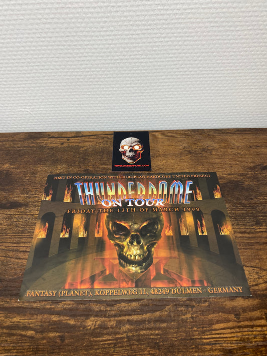 Thunderdome on Tour (1998) - Flyer