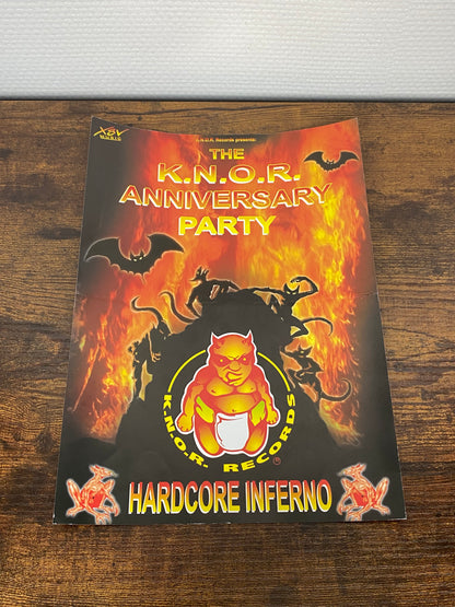 (1996) The K.N.O.R Anniversary Party · Hardcore Inferno Flyer