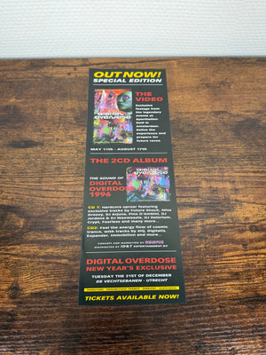 (1996) Digital Overdose VHS & CD Release (Flyer)