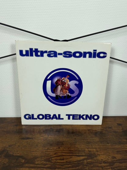 (1995) Ultra-Sonic – Global Tekno (2xVinyl, Happy Hardcore, Hard Trance, Hardcore)