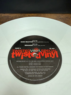 (1994) Bass Reaction / Genaside – Twisted Vinyl Special (Vinyl, Hardcore, Bouncy Techno, Gabber)